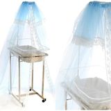 Asitan Süsle Bebek ve Parti Beşik Oyun Parkı Cibinlik, Kristal Tüllü, 10 M2, Mavi - Çok Renkli - 100 x 100 cm