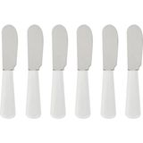 Asitan Suwors 6'li Kahvaltı ve Tereyağı Bıçağı Seti – 11 cm Yayma Bıçakları, Kahvaltılık, Re� - Çok Renkli