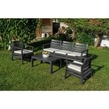 Asitan SY-2493 Solemare 3'lü Bahçe Oturma Grubu Koltuk Takımı - Çok Renkli