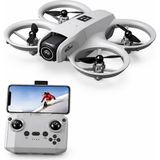 Asitan T1 Pro Kameralı Mini Drone, Telefon Bağlantılı Kumandalı Quadcopter, Koruma Halkalı Başlangı - Çok Renkli
