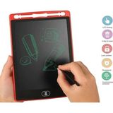 Asitan Tablet LCD 8.5inç Dijital Kalemli Çizim Yazı Tahtası Grafik Not Yazma Eğitim-Kırmızı Kırmızı
