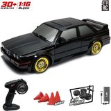 Asitan Uzaktan Kumandalı Full Fonksiyon 1:16 Şarjlı 2.4g 30KM/H 4x4 Retro Drift Araba, 7.4V Bataryalı R - Çok Renkli