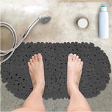 Asitan Vantuzlu Banyo ve Duş Kaydırmazı Duşakabin Küvet Içi Vakumlu Banyo Paspası 34X68 cm Gri 34 x - Çok Renkli