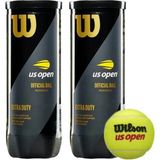 Asitan Wilson 2 Kutu Us Open Tenis Topu Vakum Ambalajda WRT106200 - Çok Renkli