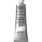 Asitan Winsor & Newton 614512 Designer Guaj - Kalıcı Beyaz, 37 ml Tüp - Mat Kapatıcı Guaj Boyaları, G - Çok Renkli - Standart - Genel