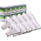 Asitan X10 GU10 LED Ampuller, 7W 500 Lümen, 6000 K (Soğuk Işık), 50W Halojen Ampullerin Yerine Geçer, - Altın