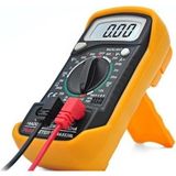 Asitan XL830L Dijital Multimetre Ölçü Aleti Volt Amper Ölçer Pil Kablo - Çok Renkli
