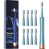 Asitan Yetişkinler Için USB Şarj Edilebilir Sonic Elektrikli Diş Fırçası, Powered Motor Yüksek Titr - Renkli