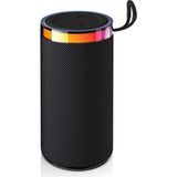 Asitan Yüksek Sesli Işıklı Taşınabilir Tws Bluetooth Hoparlör Şarjlı Kablosuz Speaker USB Sd Deste - Çok Renkli