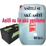 Asitli Su 10Kg Akü Asiti %100Etkili 1Lt-2Lt-3Lt-5Lt-10Lt Mevcut