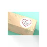 Aşk Etiketi Yuvarlak Mat Çıkartma My Love Valentine's Day Series Round Sticker 4 Cm (40 Adet)