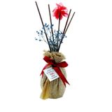 Aşk-ı Sermest Reed Diffuser Aşk'ın Şarabı Kokulu 100 ml Oval Şişe Bambu Çubuklu Oda Kokusu 5 Adet