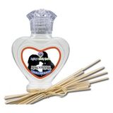 Aşk-I Sermest Toptan Afrodiziyak Etkili Çiçek Aromalı Bambu Çubuk Oda Kokusu Parfüm, Kalp Şişe, 60 Ml, 5 Ad