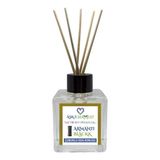 Aşk-I Sermest Toptan Amber Aromalı Bambu Çubuklu Oda Kokusu Reed Diffuser Ortam Kokusu Parfüm, Küp Şişe, 200 Ml, 5 Adet