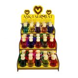 Aşk-I Sermest Toptan Aşk-I Sermest Toptan Sarı Ahşap Standlı 30 Adet 12 Ml Vanilya Kokulu Oto Kokusu Araç Araba Parfümü
