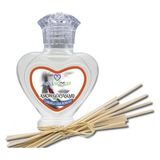 Aşk-I Sermest Toptan Aşkın Gözyaşları Çiçek Aromalı Bambu Çubuk Oda Kokusu Parfüm, Kalp Şişe, 60 Ml, 5 Ad
