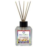 Aşk-I Sermest Toptan Çiçek Bahçesi Çiçek Aromalı Bambu Çubuklu Oda Kokusu Reed Diffuser Ortam Kokusu Parfüm, Küp Şişe, 120 Ml, 3 Adet