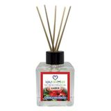 Aşk-I Sermest Toptan Çilekli Sakız Aromalı Bambu Çubuklu Oda Kokusu Reed Diffuser Ortam Kokusu Parfüm, Küp Şişe, 200 Ml, 3 Adet
