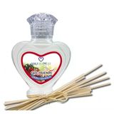 Aşk-I Sermest Toptan Freesia&Magnolia Aromalı Bambu Çubuklu Oda Kokusu Reed Diffuser Ortam Kokusu Parfüm, Kalp Şişe, 60 Ml, 10 Adet