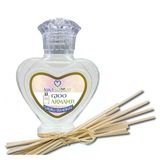 Aşk-I Sermest Toptan Gioo Armantii Çiçek Aromalı Bambu Çubuklu Oda Kokusu Reed Diffuser Ortam Kokusu Parfüm, Kalp Şişe, 60 Ml, 10 Adet