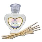 Aşk-I Sermest Toptan Gioo Armantii Çiçek Aromalı Bambu Çubuklu Oda Kokusu Reed Diffuser Ortam Kokusu Parfüm, Kalp Şişe, 60 Ml, 5 Adet