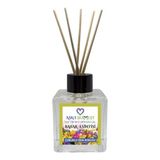 Aşk-I Sermest Toptan Gül&Yasemin Aromalı Bambu Çubuklu Oda Kokusu Reed Diffuser Ortam Kokusu Parfüm, Küp Şişe, 200 Ml, 5 Adet