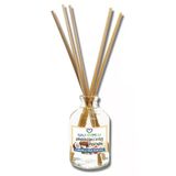 Aşk-I Sermest Toptan Hindistan Cevizi&Yasemin Aromalı Bambu Çubuk Oda Kokusu Parfüm,Oval Şişe,100 Ml,10 Ad