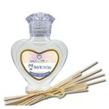 Aşk-I Sermest Toptan Invicctuss Çiçek Aromalı Bambu Çubuklu Oda Kokusu Reed Diffuser Ortam Kokusu Parfüm, Kalp Şişe, 60 Ml, 5 Adet