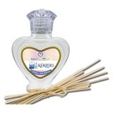 Aşk-I Sermest Toptan Kenzoo Çiçek Aromalı Bambu Çubuklu Oda Kokusu Reed Diffuser Ortam Kokusu Parfüm, Kalp Şişe, 60 Ml, 10 Adet