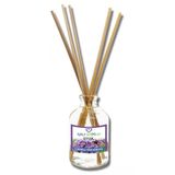 Aşk-I Sermest Toptan Leylak Aromalı Bambu Çubuklu Oda Kokusu Reed Diffuser Ortam Kokusu Parfüm, Oval Şişe, 50 Ml , 5 Adet