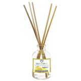 Aşk-I Sermest Toptan Mango Aromalı Bambu Çubuklu Oda Kokusu Reed Diffuser Ortam Kokusu Parfüm, Oval Şişe, 50 Ml, 10 Adet