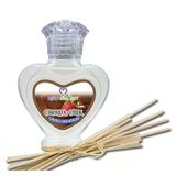 Aşk-I Sermest Toptan Mango&Kavun Aromalı Bambu Çubuklu Oda Kokusu Reed Diffuser Ortam Kokusu Parfüm, Kalp Şişe, 60 Ml, 5 Adet