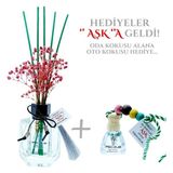 Aşk-I Sermest Toptan Meczub Çiçek Serisi Çiçek Bahçesi Kokulu 5 X 120 Ml Köşeli Şişe Bambu Çubuklu Ortam Kokusu Reed Diffuser Oda Kokusu