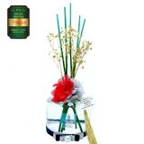Aşk-I Sermest Toptan Meczub Çiçek Serisi Kırmızı Gül Kokulu 5 X 200 Ml Silindir Şişe Bambu Çubuklu Ortam Kokusu Reed Diffuser Oda Kokusu