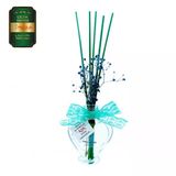Aşk-I Sermest Toptan Meczub Çiçek Serisi Lavanta Kokulu 10 X 60 Ml Kalp Şişe Bambu Çubuklu Ortam Kokusu Reed Diffuser Oda Kokusu