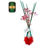 Aşk-I Sermest Toptan Meczub Çiçek Serisi Lavanta Kokulu 5 X 100 Ml Oval Şişe Bambu Çubuklu Ortam Kokusu Reed Diffuser Oda Kokusu
