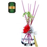 Aşk-ı Sermest Toptan Meczub Fantazi Serisi Beyaz Sabun Kokulu 10 x 200 ml Silindir Şişe Bambu Çubuklu Ortam Kokusu Reed Diffuser Oda Kokusu