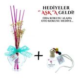 Aşk-ı Sermest Toptan Meczub Fantazi Serisi Okyanus Esintisi Kokulu 5 x 60 ml Kalp Şişe Bambu Çubuklu Ortam Kokusu Reed Diffuser Oda Kokusu