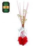 Aşk-I Sermest Toptan Meczub Meyve Serisi Çilek Kokulu 10 X 100 Ml Oval Şişe Bambu Çubuklu Ortam Kokusu Reed Diffuser Oda Kokusu