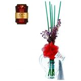 Aşk-I Sermest Toptan Ölümsüz Aşk Çiçek Serisi Lavanta Kokulu 10 X 60 Ml Kalp Şişe Bambu Çubuklu Ortam Kokusu Reed Diffuser Oda Kokusu