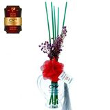 Aşk-I Sermest Toptan Ölümsüz Aşk Çiçek Serisi Yasemin Kokulu 5 X 60 Ml Kalp Şişe Bambu Çubuklu Ortam Kokusu Reed Diffuser Oda Kokusu