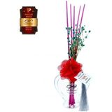 Aşk-ı Sermest Toptan Ölümsüz Aşk Fantazi Serisi Odunsu Kokulu 5 x 60 ml Kalp Şişe Bambu Çubuklu Ortam Kokusu Reed Diffuser Oda Kokusu