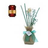 Aşk-I Sermest Toptan Ölümsüz "Aşk" Hasır Serisi Yasemin Kokulu 120 Ml Küp Şişe Bambu Çubuklu Ortam Kokusu Reed Diffuser Oda Kokusu