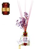 Aşk-I Sermest Toptan Ölümsüz Aşk Meyve Serisi Çilek Kokulu 5 X 60 Ml Küp Şişe Bambu Çubuklu Ortam Kokusu Reed Diffuser Oda Kokusu