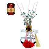 Aşk-I Sermest Toptan Ölümsüz Aşk Meyve Serisi Mandalina Kokulu 200 Ml Silindir Şişe Bambu Çubuklu Ortam Kokusu Reed Diffuser Oda Kokusu