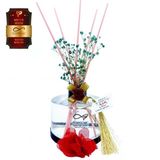 Aşk-I Sermest Toptan Ölümsüz Aşk Meyve Serisi Mango Kokulu 5 X 200 Ml Silindir Şişe Bambu Çubuklu Ortam Kokusu Reed Diffuser Oda Kokusu