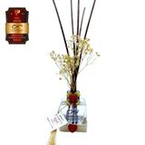 Aşk-I Sermest Toptan Ölümsüz Aşk Mix Serisi Çikolata & Hindistan Cevizi 5 X 60 Ml Küp Şişe Bambu Çubuklu Ortam Kokusu Reed Diffuser Oda Koku