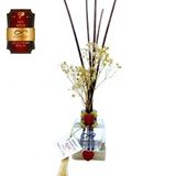 Aşk-I Sermest Toptan Ölümsüz Aşk Mix Serisi Gül & Yasemin Kokulu 10 X 60 Ml Küp Şişe Bambu Çubuklu Ortam Kokusu Reed Diffuser Oda Kokusu
