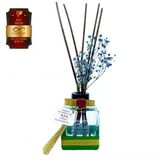 Aşk-I Sermest Toptan Ölümsüz Aşk Mix Serisi Gül & Yasemin Kokulu 5 X 120 Ml Küp Şişe Bambu Çubuklu Ortam Kokusu Reed Diffuser Oda Kokusu