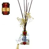 Aşk-I Sermest Toptan Ölümsüz Aşk Mix Serisi Hindistan Cevizi & Yasemin 10 X 60 Ml Küp Şişe Bambu Çubuklu Ortam Kokusu Reed Diffuser Oda Kokus